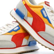 Baskets Blanches/Grises/Rouges Enfant Puma Future Rider vue 7
