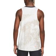 Débardeur Blanc/Orange Homme Nike Solar vue 2