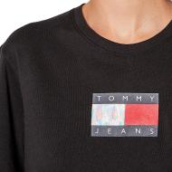 T-shirt Noir Femme Tommy Jeans Crop vue 3