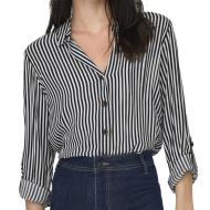 Chemise à Rayures Blanc/Marine Femme JDY Laurel
