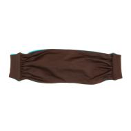 Haut de Bikini Bandeau Réversible Turquoise/Marron Femme Nana Cara Gioia pas cher