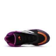 Chaussures de basketball Noires/Violettes Homme Adidas Bounce vue 4