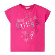 T-shirt Rose Fille Guess Los Angeles pas cher