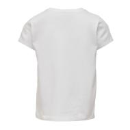 T-shirt Blanc Fille Kids Only Cana vue 2