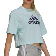 T-shirt Cop Top Bleu Femme Adidas Uforu pas cher