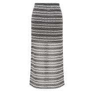 Jupe Blanc/Noir Femme JDY Elly vue 2