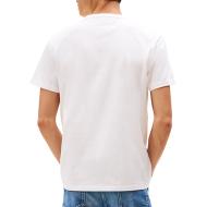 T-Shirt Blanc Homme Tommy Hilfiger Reg Linear vue 2
