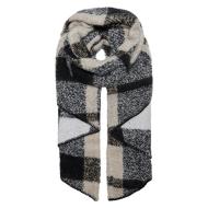 Écharpe Noire/Gris à Motifs Femme Only Lima pas cher