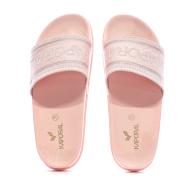 Claquettes Rose Femme Kaporal Tapioca vue 3