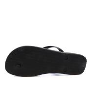 Tongs Noires/Jaunes Homme Havaianas Brasil Logo vue 2