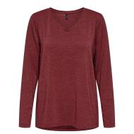 T-shirt Bordeaux Femme Only Harly ML