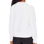 Sweat Blanc Femme Guess Original Fleece vue 2