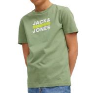 T-shirt vert garçon Jack & Jones Dan pas cher