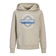 Sweat Beige Garçon Jack & Jones Logo vue 3