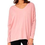 T-shirt Manches Longues Rose Femme Kaporal 23 pas cher