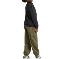 Adidas Boy's Crew Set Trainingsanzug Schwarz Ansicht 2