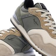 Baskets Kaki Homme Pepe jeans London Mind vue 7
