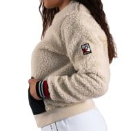 Bomber Écru en sherpa Femme Superdry Storm Preppy vue 2