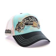 Casquette Turquoise/Noir Homme Von Dutch PATCHES vue 2