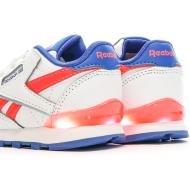 Baskets Blanches/Bleu/Orange Garçon Reebok Flash vue 7