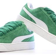 Baskets Verte Femme Puma Suede XL vue 7