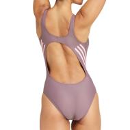 Maillot de bain Violet Femme Adidas 3s Swimsuit vue 2