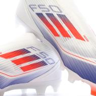 Chaussures de Foot Blanc/Bleu Adidas F50 League Ll FG/MG vue 7