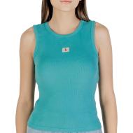 Débardeur Turquoise Femme Calvin Klein Jeans Label