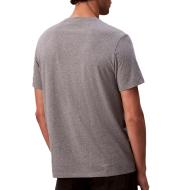 T-Shirt Gris Homme Calvin Klein Jeans Badge 30s vue 2