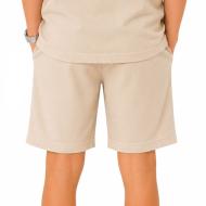 Short Beige Garçon Paname Brothers Poly Texture vue 2