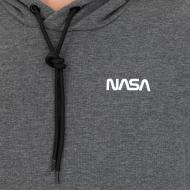 Sweat à capuche Gris Homme Nasa 42H vue 3