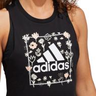 Débardeur Noir Femme Adidas Soft Flrl Tnk vue 3