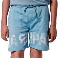 Short Bleu/Craie Garçon Kaporal Obby