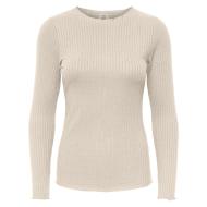 T-Shirt Manches Longues Beige Femme JDY Fransiska