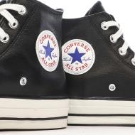 Baskets Noires Homme Converse Chuck 70 Leather vue 7