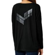 T-shirt Manches Longues Noir Femme Kaporal 23 vue 2