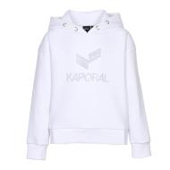 Sweat à Capuche Blanc Fille Kaporal Peace Fime pas cher