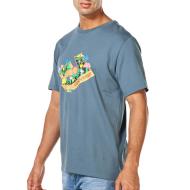 T-shirt Bleu Homme Converse Outdoor Star pas cher
