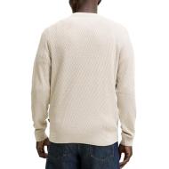 Pull Beige Homme Jack & Jones Reagan vue 2