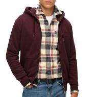 Sweat Zippé Bordeaux Homme Superdry Essential