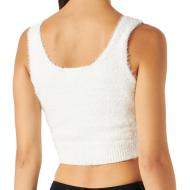 Top Blanc Femme Pieces Nagili vue 2