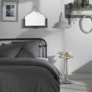 Housse de couette Grise Today Chambray 260x240 pas cher