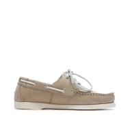 Zapatos náuticos beige para mujer TBS Bateau Cow Nubuck London ver 2