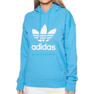 Sweat à Capuche Bleu Femme Adidas Hoodie pas cher