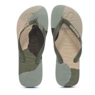Tongs Verte/Beige Homme Havaianas Slim 1740 vue 3