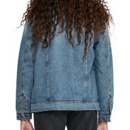 Veste Bleu en Jean Femme Noisy May Ole vue 2