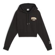 Sweat à Capuche Noir Femme Puma Team For pas cher