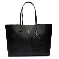 Sac Fourre tout Noir Femme Tommy Hilfiger Distinct Tote pas cher