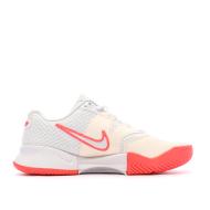 Chaussures de Tennis Blanc/Rose Fluo Femme Nike Court Lite 4 vue 2