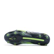 Chaussures de Foot Blanches/Noires/Vertes Homme Puma King Ultimate FG/AG vue 5